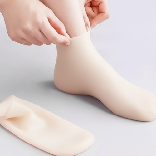 실리콘 양말 방지 뒷꿈치 무좀 방지 덧신 보습 각질 관리 제거 발 갈라짐 굳은살 풋케어