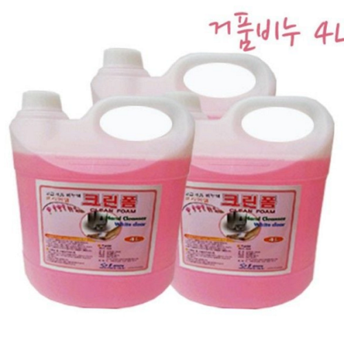 4000ml 대용량 거품 비누 리필용 거품 비누 액상형 업소용