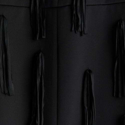 에이치앤엠 프린지 크롭 재킷 1267456001 NEGRO