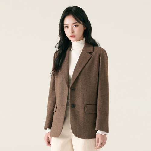 [온라인 단독] [N배송] 로엠 테일러드 울 자켓 RMJKG11R99