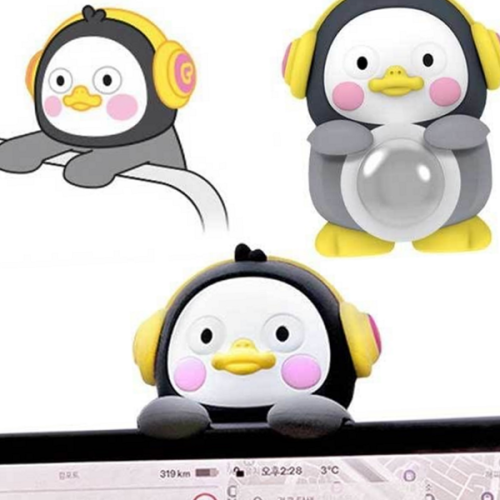 귀여운 차량용방향제 송풍구 모니터 자동차방향제 대시보드 걸이형 멤브레인