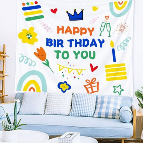 포토존 생일 파티 포스터 현수막 생일 벽장식 데코 배경