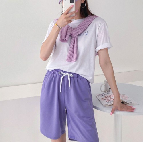 시원한 여자 여름 밴딩 반바지 8컬러 팬츠 데일리룩 원데이핏 ONeday fit