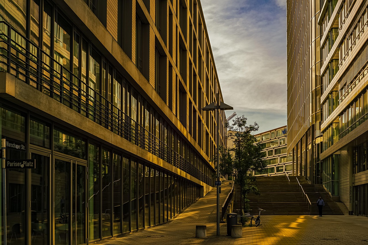 modern apartment building
